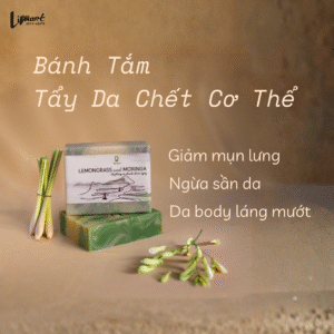 Bánh tắm tẩy da chết cơ thể (Xà phòng thảo mộc) 8 cong dung noi bat Copy