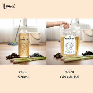 Nước lau sàn sinh học 2in1 9 phan loai chai 570ml tui 2l 1