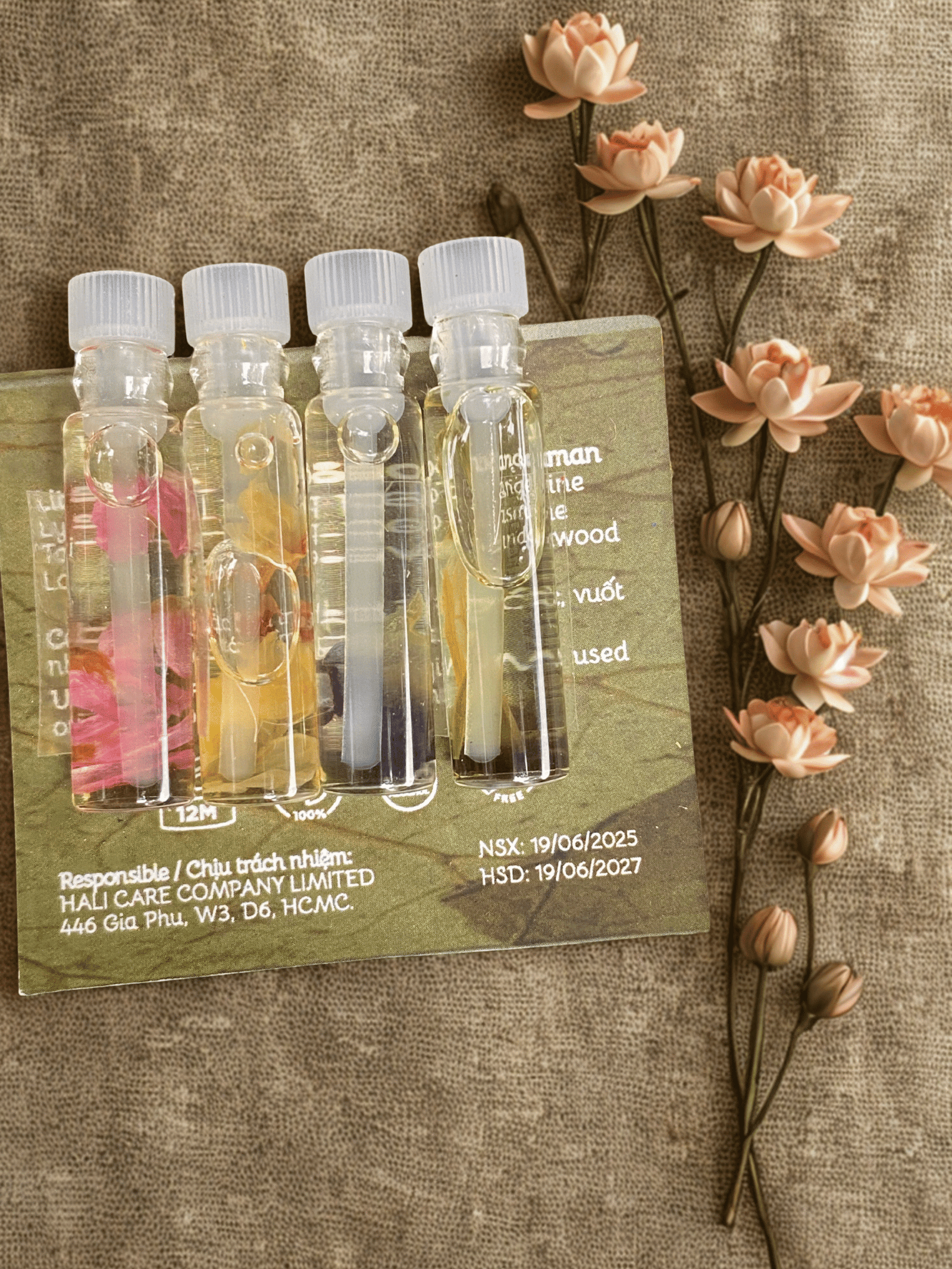 Set 4 loại mini 1ml