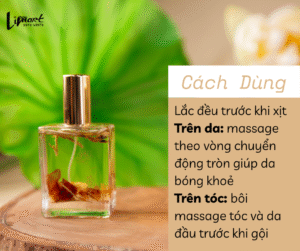 Dầu dưỡng đa năng Glowtos 5 cach dung